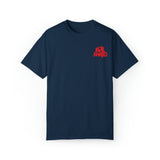 THE EVIL SHRED Halloween Skeleton Surf Garment-Dyed T-shirt