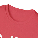 Mele Kaliki Shaka Christmas Surf Softstyle T Shirt Front Design