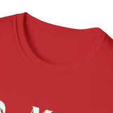 Mele Kaliki Shaka Christmas Surf Softstyle T Shirt Front Design