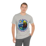 Time to Clean Huntington Beach T Shirt Light Super Soft Cotton Oil Spill Clean Up Design - Light Colors