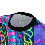 Sedona Thunderbird Hawk All Over Print T Shirt -  Psychedelic clothes, Raver, Sun, Visionary Sacred Geometry Gifts