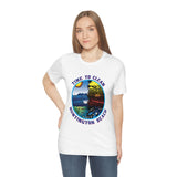 Time to Clean Huntington Beach T Shirt Light Super Soft Cotton Oil Spill Clean Up Design - Light Colors