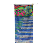 Totally Tubular Trippy Wave Beach Towel for Surfers and Beach Lovers