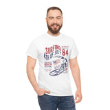 84 Surfing 4th of July Championship Heavy Cotton Unisex T Shirt Huntington Beach