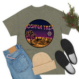 Joshua Tree State Park Psychedelic Trippy Sacred Geometry Seed of life Heavy Durable Long Lasting Cotton T Shirt