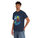 Time to Clean Huntington Beach T Shirt Heavy Thick Cotton Durable Long Oil Spill Clean Up Design - Dark Colors
