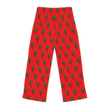 Christmas Palm Tree with Colored Lights Women's Pajama Pants