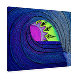 Peek-a-Boo Sunset Canvas Gallery Wrap