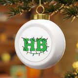 HB with Lights Christmas Ball Ornament