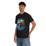 Time to Clean Huntington Beach T Shirt Heavy Thick Cotton Durable Long Oil Spill Clean Up Design - Dark Colors