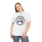 Huntington Beach Patriotic Bus Heavy Cotton Unisex T Shirt