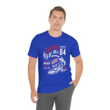 84 Surfing 4th of July Championship Super Soft T Shirt Huntington Beach
