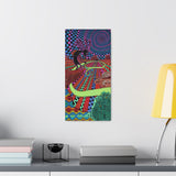 Kokopelli Wall Art Canvas Gallery Wrap Print Red Rock Southwestern Arizona Native American Desert Home Decor