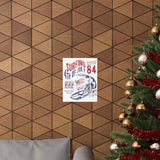 84 Surfing 4th of July Championship Huntington Beach Patriotic Premium Matte Poster