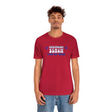 4th of July and Palm Trees Super Soft T Shirt Huntington Beach