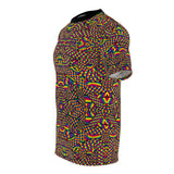 Trippy Serpent Scale Purple Yellow Green Red All Over Print T Shirt -  Psychedelic clothes, Raver clothing