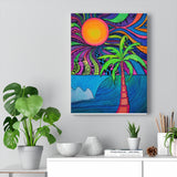 Palm Pop Canvas Gallery Wrap