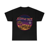 Joshua Tree State Park Psychedelic Trippy Sacred Geometry Seed of life Heavy Durable Long Lasting Cotton T Shirt