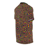 Trippy Serpent Scale Purple Yellow Green Red All Over Print T Shirt -  Psychedelic clothes, Raver clothing