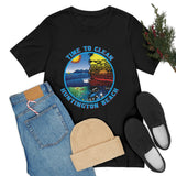Time to Clean Huntington Beach T Shirt Light Super Soft Cotton Oil Spill Clean Up Design - Dark Colors