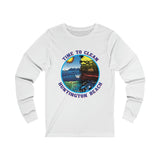 Time to Clean Huntington Beach Oil Spill Unisex Jersey Long Sleeve T Shirt