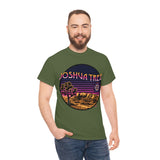 Joshua Tree State Park Psychedelic Trippy Sacred Geometry Seed of life Heavy Durable Long Lasting Cotton T Shirt