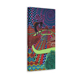 Kokopelli Wall Art Canvas Gallery Wrap Print Red Rock Southwestern Arizona Native American Desert Home Decor