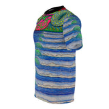 Trippy Wave psychedelic All Over Print T Shirt Perfect Wave gift for surfers ocean lovers