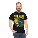 Just San No - T Shirt Heavy Thick Cotton Durable Long NO NUKES environmental anti-nuclear San Onofre State Beach Clemente