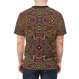Trippy Serpent Scale Purple Yellow Green Red All Over Print T Shirt -  Psychedelic clothes, Raver clothing
