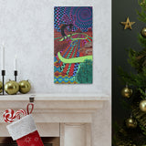 Kokopelli Wall Art Canvas Gallery Wrap Print Red Rock Southwestern Arizona Native American Desert Home Decor