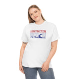 Red White and Blue Huntington Beach Wave Heavy Cotton Unisex T Shirt