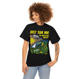 Just San No - T Shirt Heavy Thick Cotton Durable Long NO NUKES environmental anti-nuclear San Onofre State Beach Clemente
