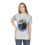 Time to Clean Huntington Beach T Shirt Light Super Soft Cotton Oil Spill Clean Up Design - Light Colors
