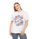 84 Surfing 4th of July Championship Heavy Cotton Unisex T Shirt Huntington Beach