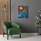 Palm Pop Canvas Gallery Wrap