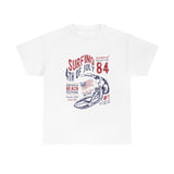 84 Surfing 4th of July Championship Heavy Cotton Unisex T Shirt Huntington Beach