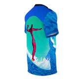 Surfer Girl Trippy Pier All Over Print T Shirt -  Psychedelic clothes, Gifts for Surfers