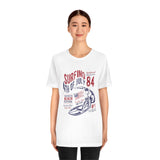 84 Surfing 4th of July Championship Super Soft T Shirt Huntington Beach