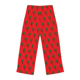 Christmas Palm Tree with Colored Lights Women's Pajama Pants