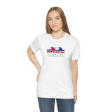 Huntingon Beach Red White and Blue Waves Super Soft T Shirt Huntington Beach