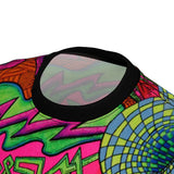 Trippy Wave psychedelic All Over Print T Shirt Perfect Wave gift for surfers ocean lovers