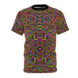 Trippy Serpent Scale Purple Yellow Green Red All Over Print T Shirt -  Psychedelic clothes, Raver clothing