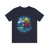 Time to Clean Huntington Beach T Shirt Light Super Soft Cotton Oil Spill Clean Up Design - Dark Colors