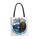Time to Clean Huntington Beach Oil Spill Tote Bag