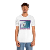 Uncle Sam Surfing Huntington Beach Super Soft T Shirt Huntington Beach