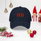 HB in Christmas Lights Dad hat