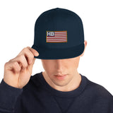 HB Flag Huntington Beach Snapback Hat