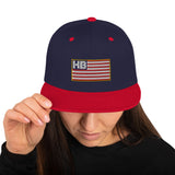 HB Flag Huntington Beach Snapback Hat