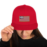 HB Flag Huntington Beach Snapback Hat